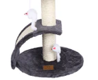 Charlie's 45cm Cat Tree w/ Scratching Slope - Charcoal
