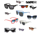 Unisex Sabre Glasses Sunglasses Mens Womens Sunnies Sun Wear Black White Red Frames - SV23-1215 (9)