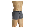 Authentic Bonds Mens Guyfront Trunk Trunks Underwear Shorts Briefs Cotton - Grey/Black