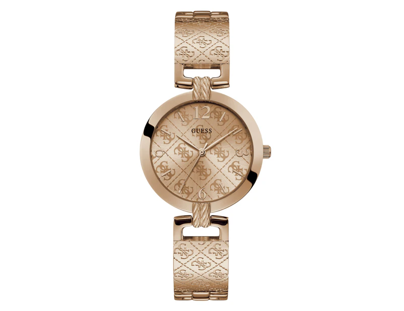 Guess G Luxe Rose Tone Ladies Watch W1228L3