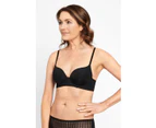 Berlei Womens Truly You Balconette Bra Black Yxdy Elastane/Nylon - Black