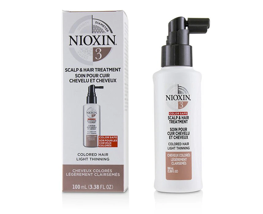 Nioxin Diameter System 3 Scalp & Hair Treatment (Colored Hair, Light Thinning, Color Safe)  100ml/3.38oz