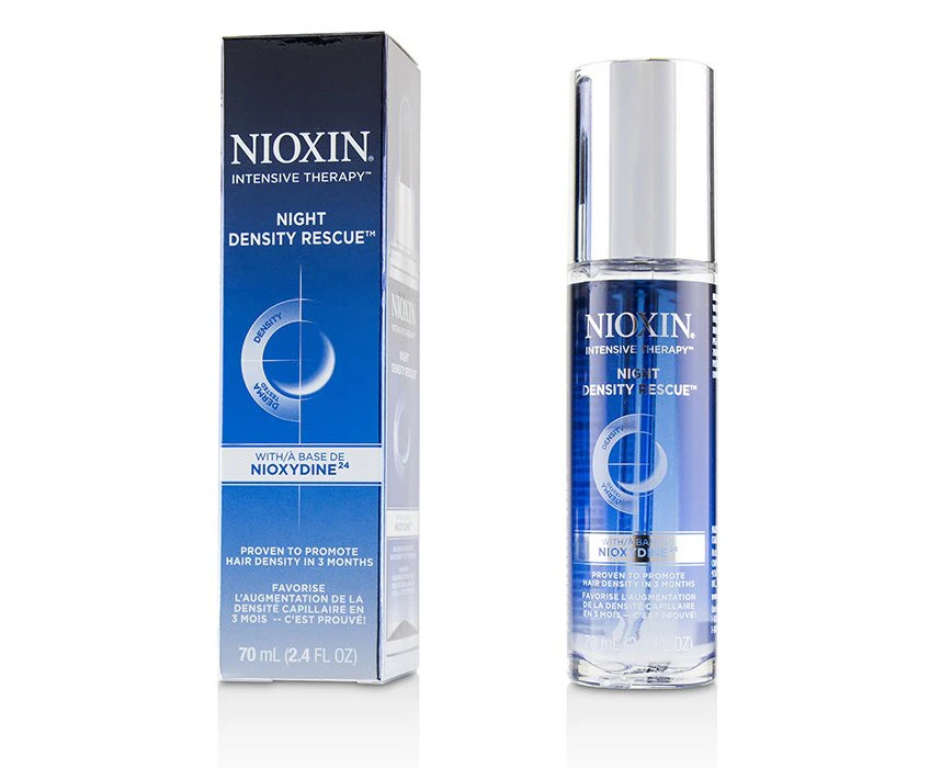 Nioxin Intensive Therapy Night Density Rescue with Nioxydine24 70ml