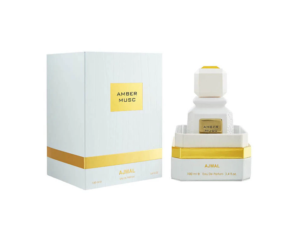 Ajmal Amber Musc by Ajmal Eau De Parfum Spray (Unisex) 3.4 oz for Women