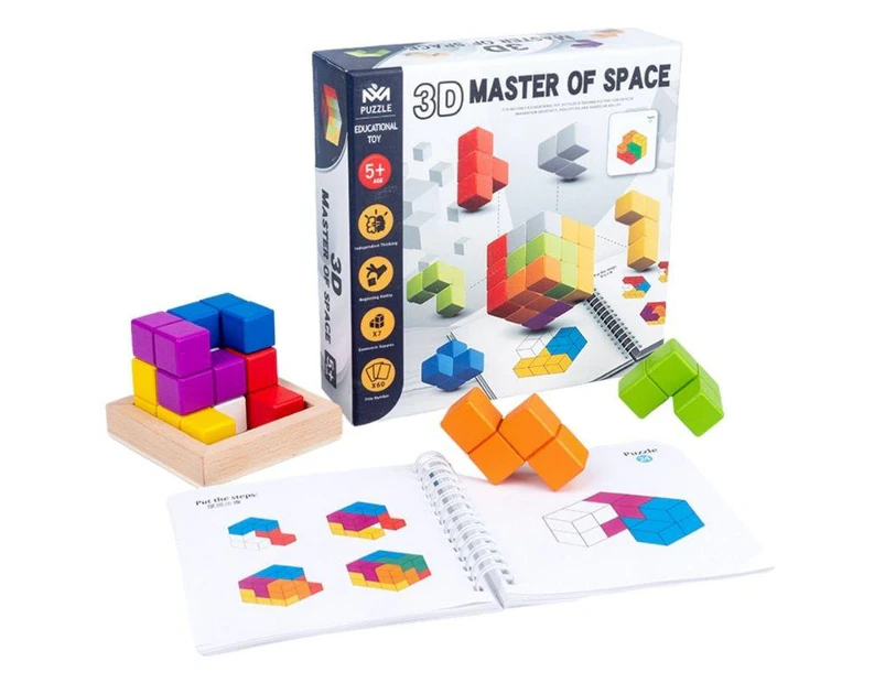 3D Space Master Building Block 3D toy build blocks mind map training early childhood learning tool
