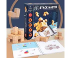 3D Stack Master Creative 3D toy build blocks mind map training early childhood learning tool