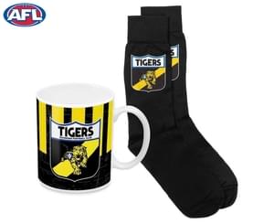 AFL Coffee Mug And Coaster Richmond Tigers First 18 Ceramic Cup 