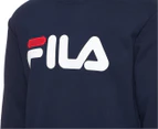 Fila Unisex Classic Fleece Crew Sweatshirt - New Navy