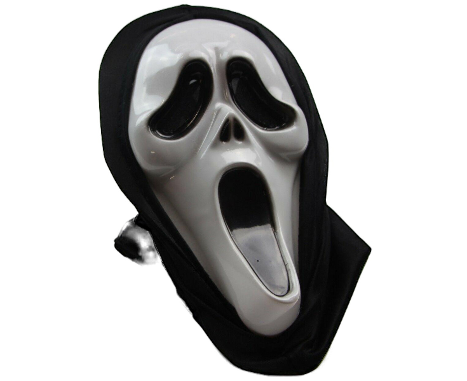 Scream Mask Black Scary Mens Evil Halloween Party Horror Movie Costume ...