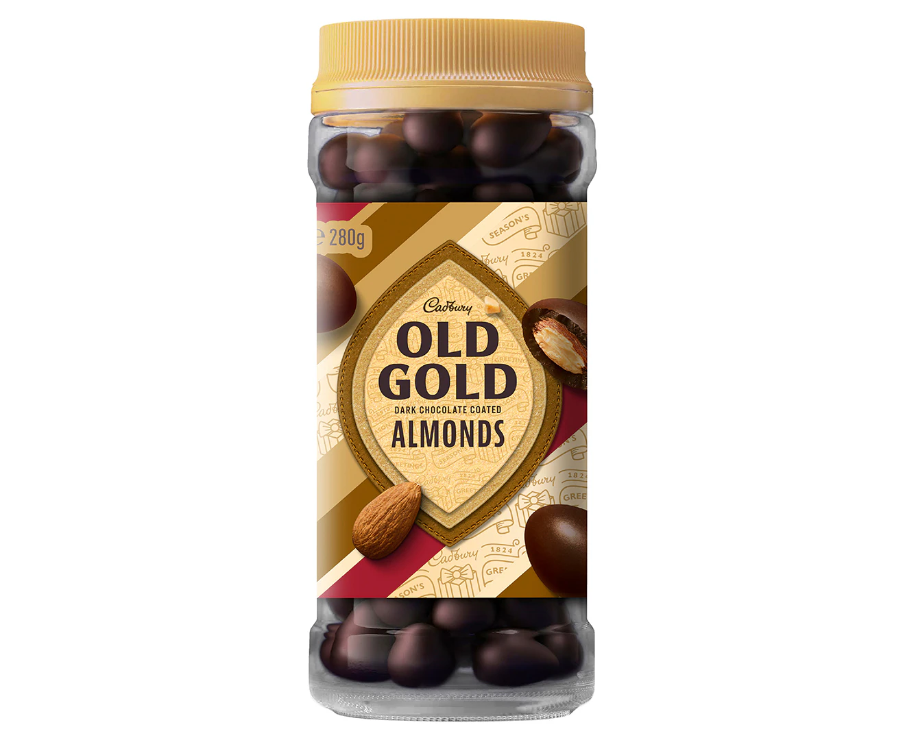 Cadbury Old Gold Dark Chocolate Coated Almonds 280g