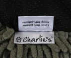 Charlie's Chenille Plush Calming Nest Pet Bed - Aqua Green