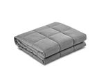 Weighted Blanket Adult 9KG Heavy Gravity Blankets Microfibre Cover Calming Relax Anxiety Relief Light Grey