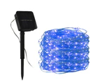 200LED Solar Powered String Fairy Light for Outdoor Decoration - Blue