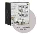 Cooper & Co. 9-Piece Instant Gallery Wall Square Frame Set - Oak