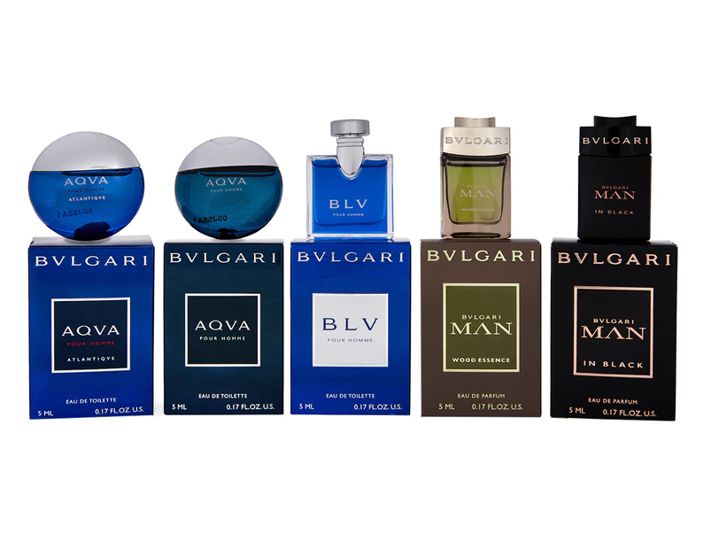 Bvlgari The Men's Collection For Men 5-Piece Perfume Gift Set
