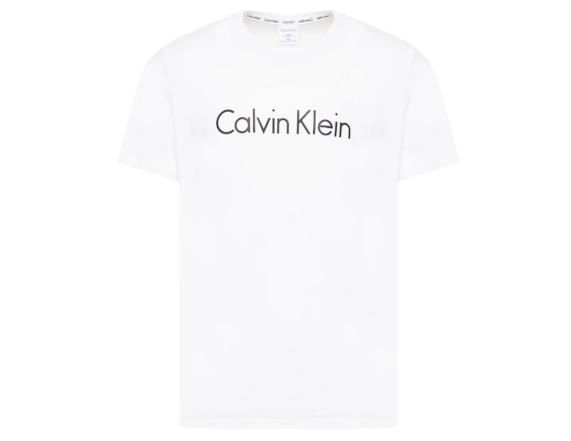 Calvin Klein Men's Comfort Cotton Crewneck Tee / T-Shirt / Tshirt - White