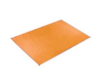 3*3M Anit-UV Tent Tarp Awning Rain Sun Shade Hammock Shelter Pad Mat -Orange