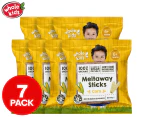 7 x Whole Kids Organic Meltawaysticks Corn 10g