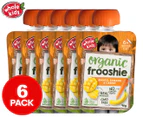 6 x Whole Kids Organic Frooshie Mango Banana & Carrot 90g