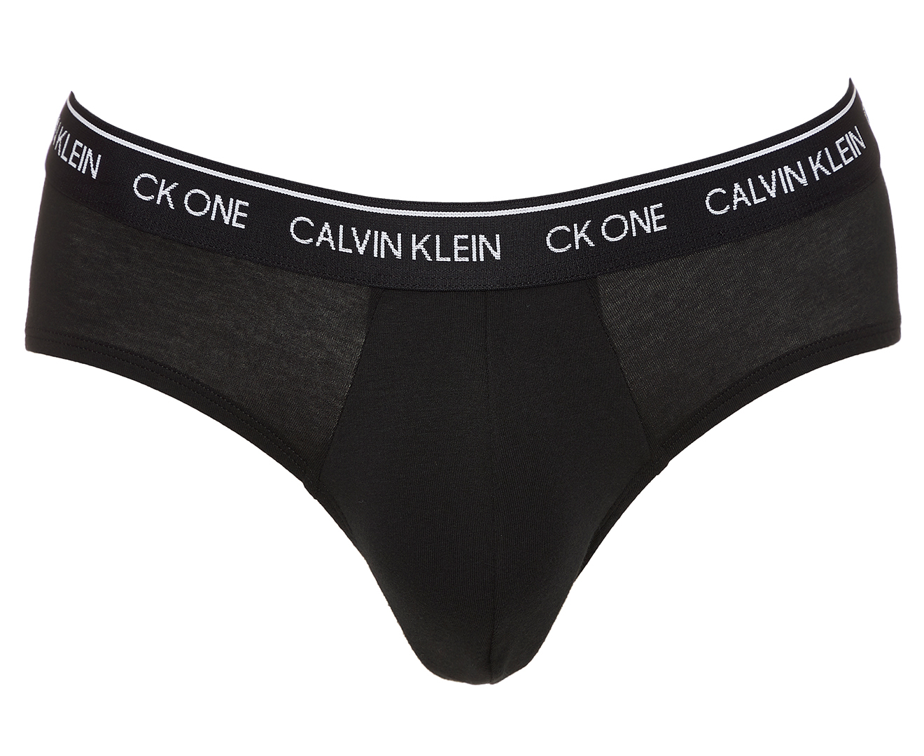 Calvin Klein Men's CK One Cotton Hipster Briefs - Black<!-- -->
