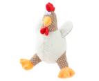 Paws & Claws Fat Chook Plush Toy - Cream