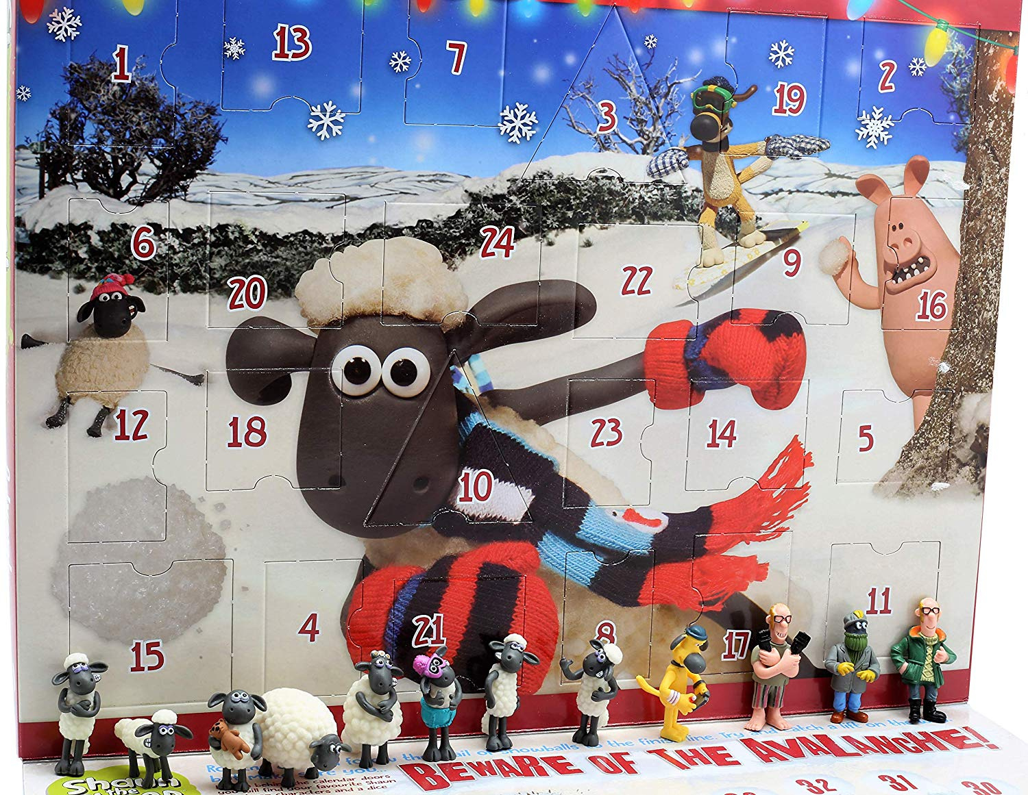 Shaun the Sheep Kids Advent Calendar Wallace and Gromit Christmas