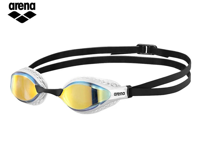 Arena Air Speed Mirror Goggles - Yellow/Copper/White