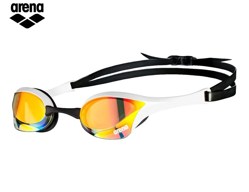 Arena Cobra Ultra Swipe Mirror Goggles - Yellow/Copper/White