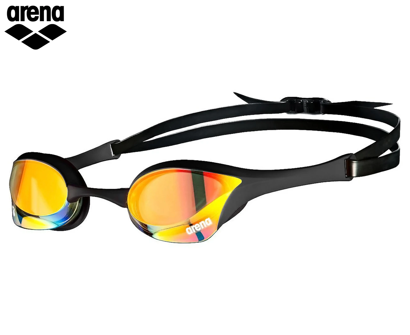 Arena Cobra Ultra Swipe Mirror Goggles - Copper/Black