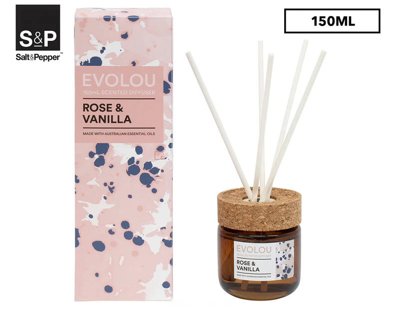 Salt & Pepper Evolou Rose & Vanilla Scented Diffuser 150mL