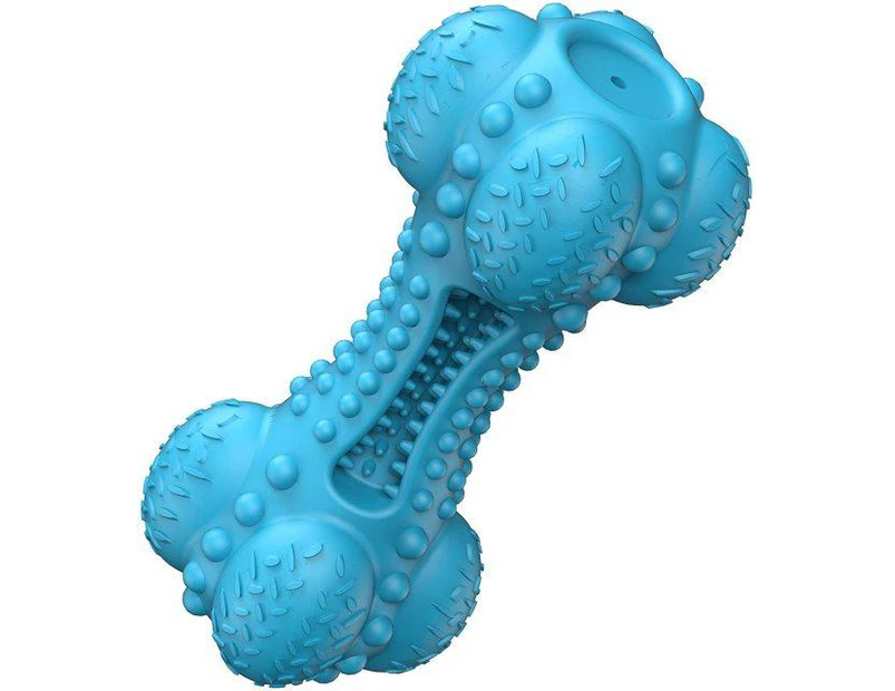 Squeaky Rubber Dog Chewy Toys - Blue