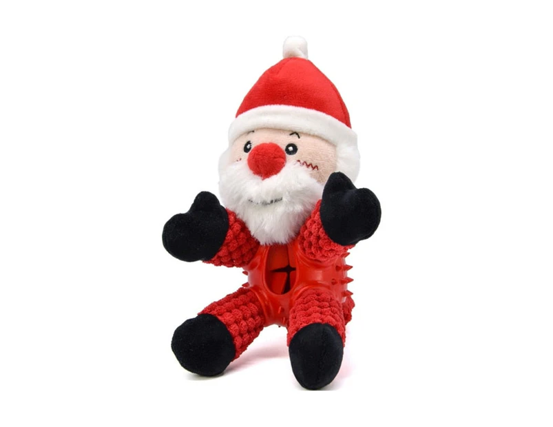 Squeaky Santa Claus Dog Plush Toys