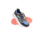 Mountain Warehouse Rocket Womens Shoes Waterproof Vibram Trail Running Footwear - Blue