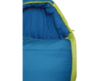 Mountain Warehouse Sleeping Bags - 3/4 Season Microfibre Insulation -4 to 1C - Blue
