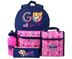 Paw Patrol Girls Backpack Set (Pack Of 4) (Pink/Navy) - NS6256