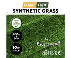 Primeturf Artificial Grass Synthetic Fake Turf Olive Plants Plastic Lawn 10mm