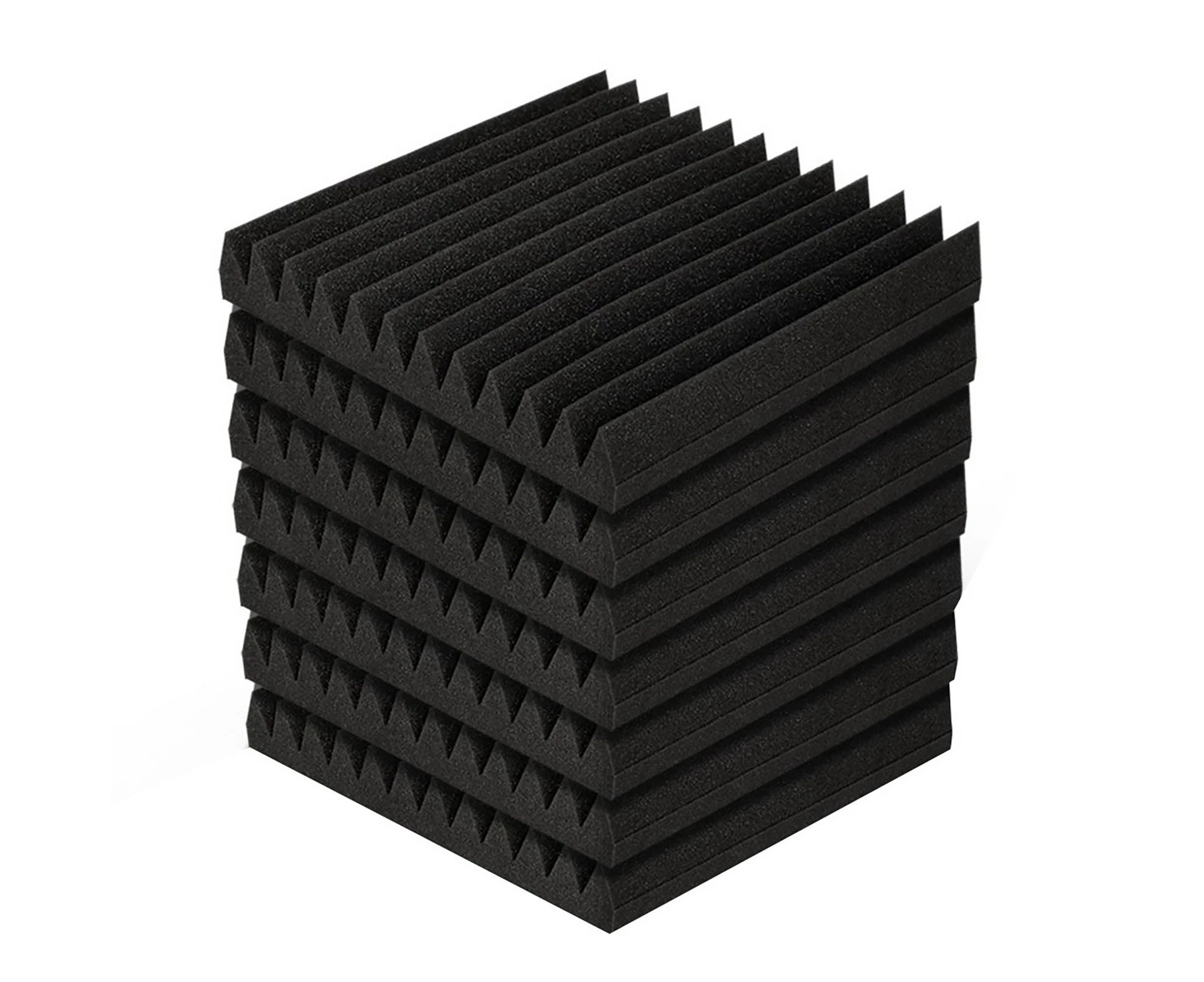 Alpha Acoustic Foam 40pcs 30x30x5cm Sound Absorption Proofing Panel Studio Wedge