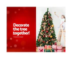 Jingle Jollys Christmas Tree 2.4M 8FT Xmas Decorations Green