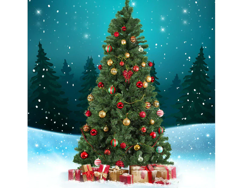 Jingle Jollys Christmas Tree 1.8M 6FT Xmas Decorations Green