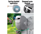 Water Hose Reel 30M Retractable Garden Auto Rewind Spray Gun