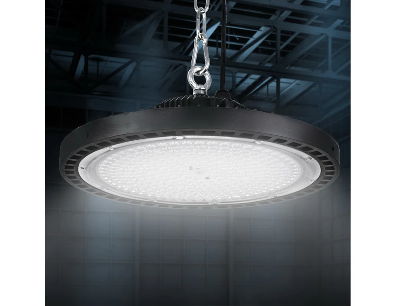 Leier LED High Bay Lights 200W UFO Industrial Workshop Warehouse Factory Lamp