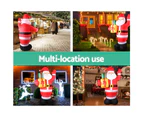 Jingle Jollys Christmas Inflatable Santa 2.4M Illuminated Decorations