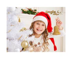 Jingle Jollys Christmas Tree 2.1m 1000 White Tips Xmas Tree Decorations
