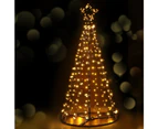 Jingle Jollys Solar Christmas Tree 2.1M Xmas Tree Decorations 8 Light Modes