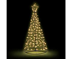 Jingle Jollys Solar Christmas Tree 2.1M Xmas Tree Decorations 8 Light Modes