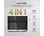Maxkon 30L 18-In-1 Large Oil Free Air Fryer Convection Oven Cooker 1800W Dual Cook Function Black 10