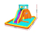 Bestway Water Slide Park 565x373x265cm Kids Swimming Pool Inflatable Play Centre