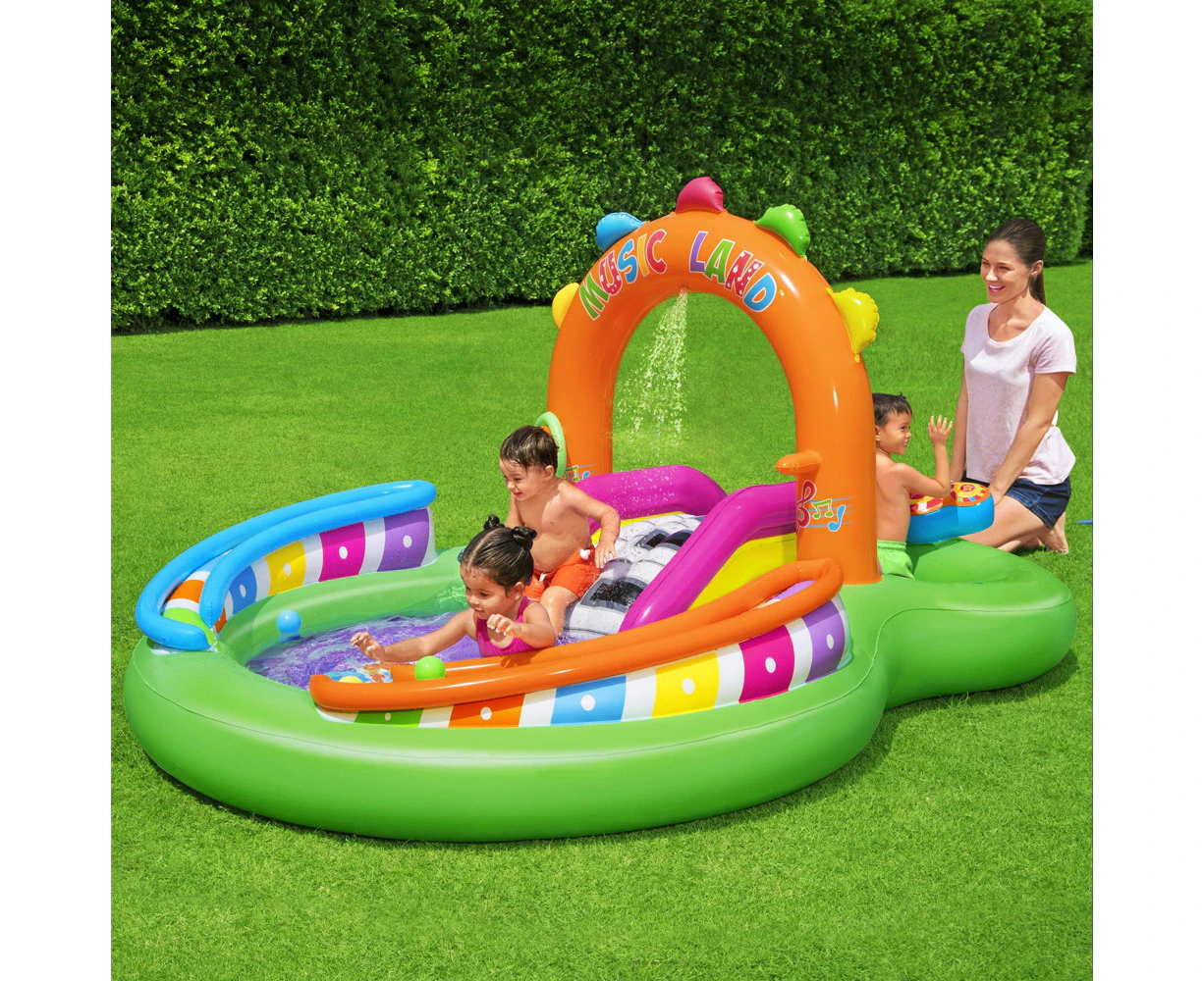 Bestway Kids Pool 295x190x137cm Inflatable Above Ground Swimming Play Pools 349L