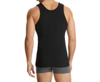 Bonds Mens 1Pk Chesty Cotton Singlets Cotton - Black