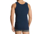 Bonds Mens 1Pk Chesty Cotton Singlets Cotton - Navy